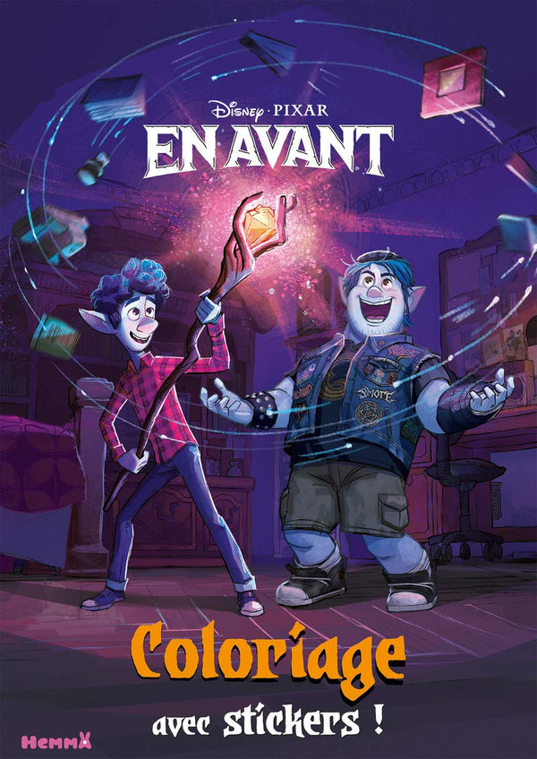 Disney En avant - Coloriage avec stickers