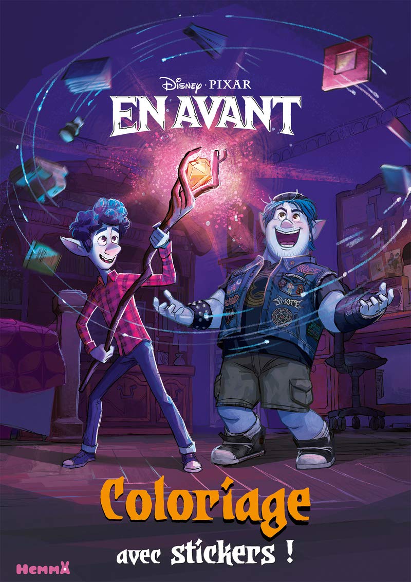 Disney En avant - Coloriage avec stickers