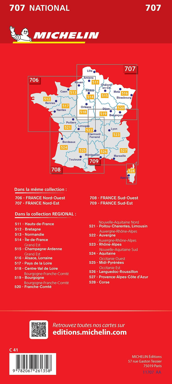Carte Nationale France Nord-Est 2024