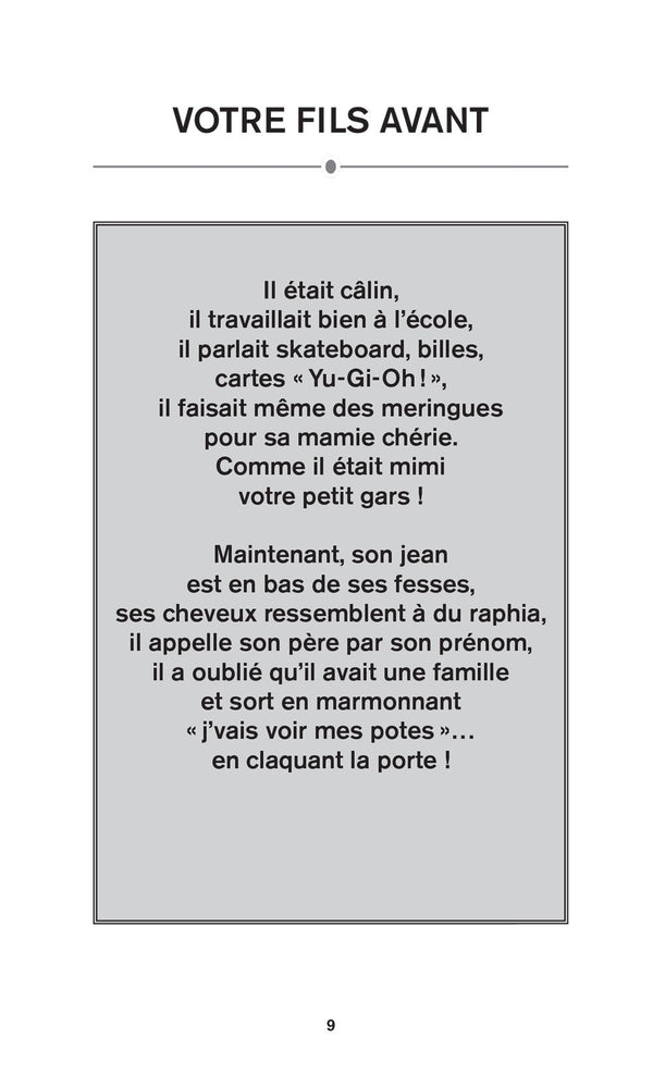 Mon ado est un gros naze... mais je l'aime !