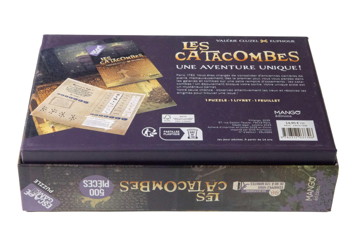 Escape game puzzle - Les catacombes