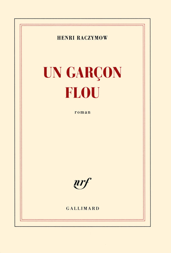 Un garçon flou