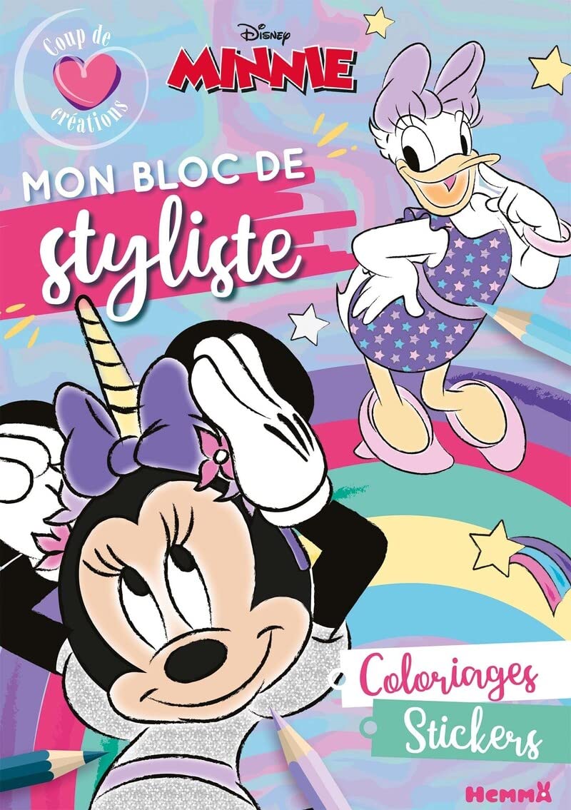 Disney Minnie – Mon bloc de styliste – Coup de coeur créations – Bloc stylisme et mode – Dès 5 ans