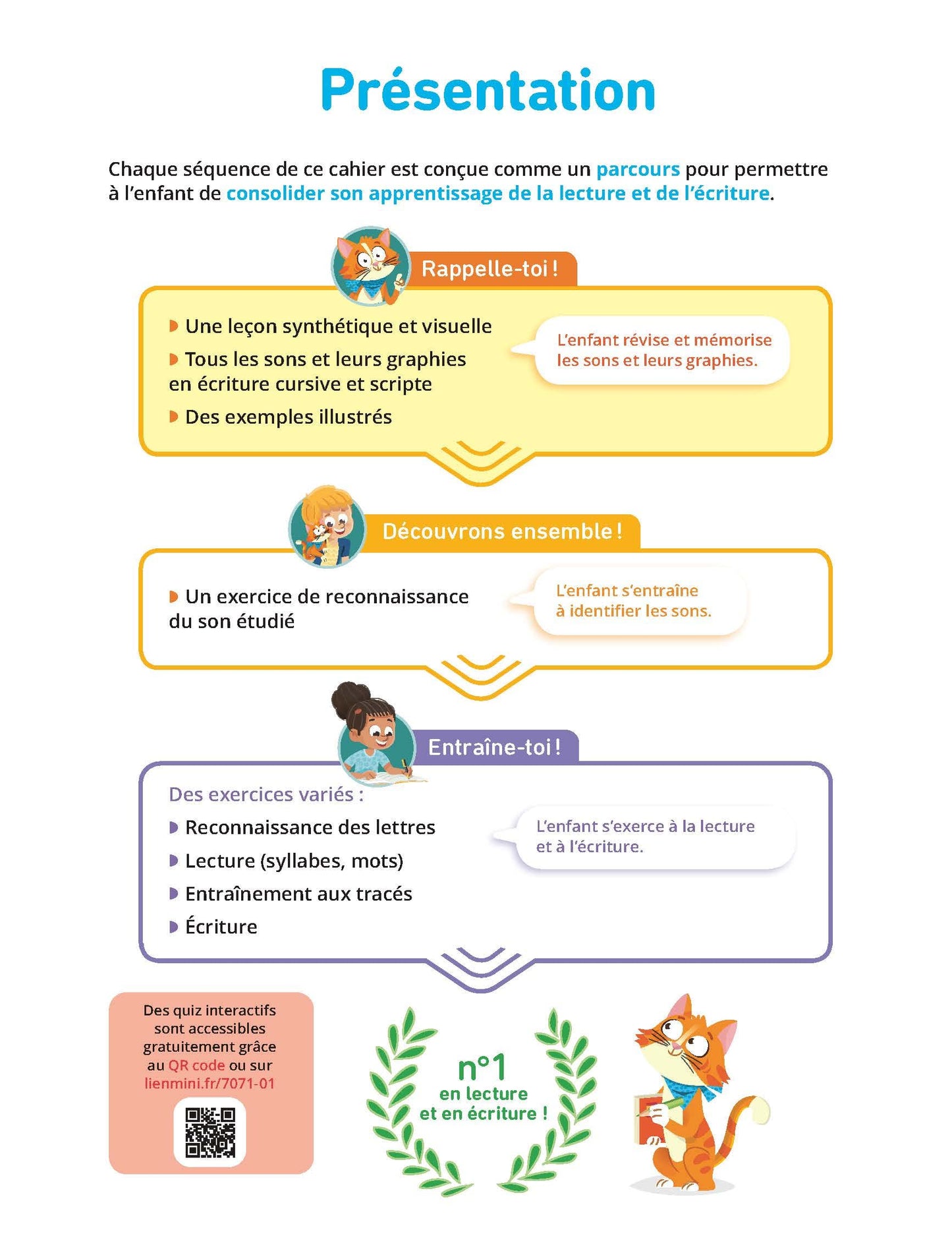 Lecture et écriture CP - Cahier Jour Soir: Conçu et recommandé par les enseignants