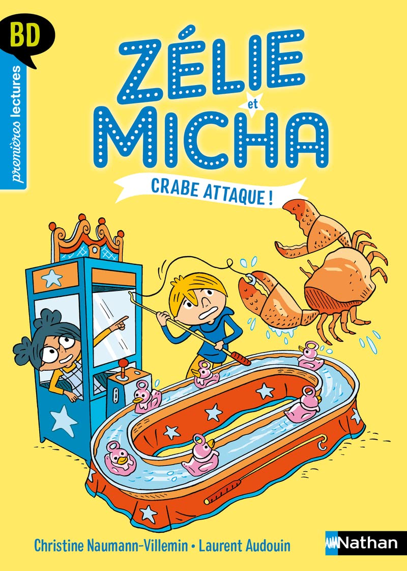 BD Zélie et Micha - Crabe attaque - Tome 3 - Premières Lectures BD - Dès 6 ans