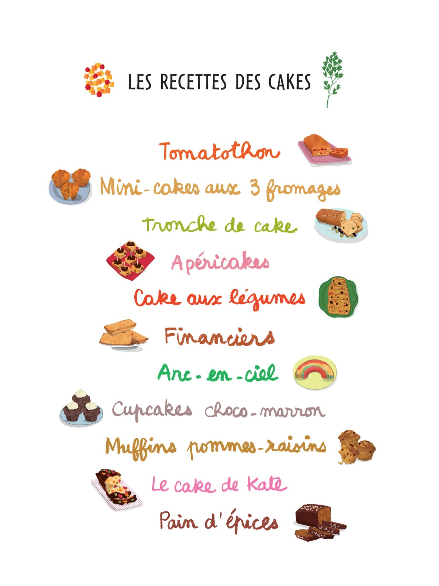 C’est délicieux ! Les tartes et les cakes