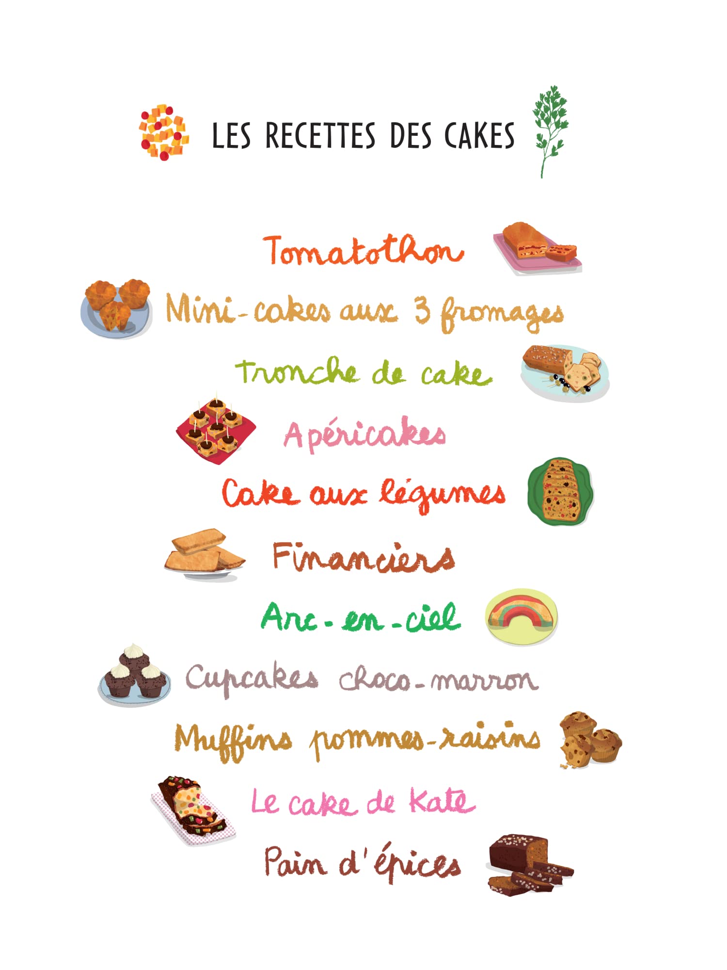 C’est délicieux ! Les tartes et les cakes