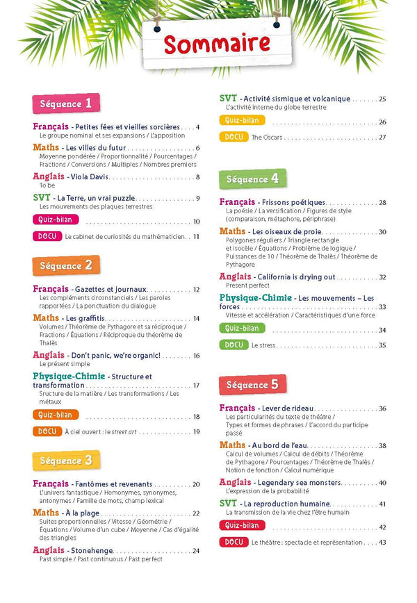 Cahier de vacances 2025, de la 4e vers la 3e: Magnard, l'inventeur des cahiers de vacances