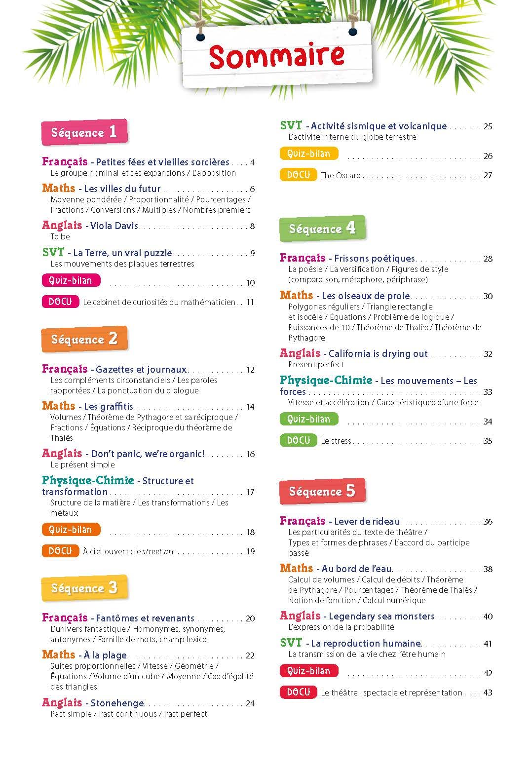 Cahier de vacances 2025, de la 4e vers la 3e: Magnard, l'inventeur des cahiers de vacances