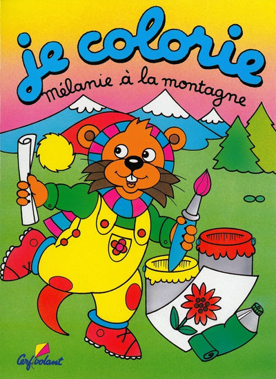 Mélanie à la montagne - Je colorie (01)