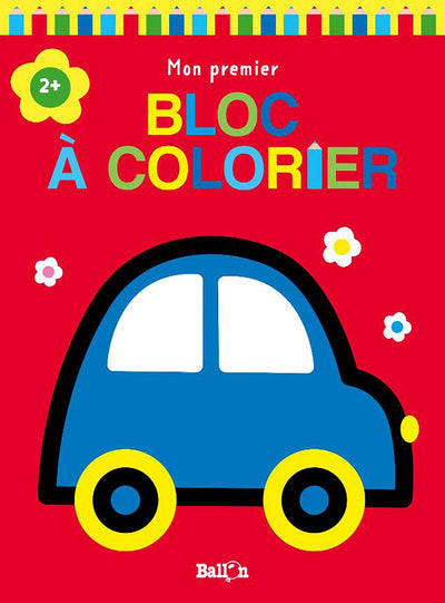 Mon premier bloc à colorier 2+ (voiture)