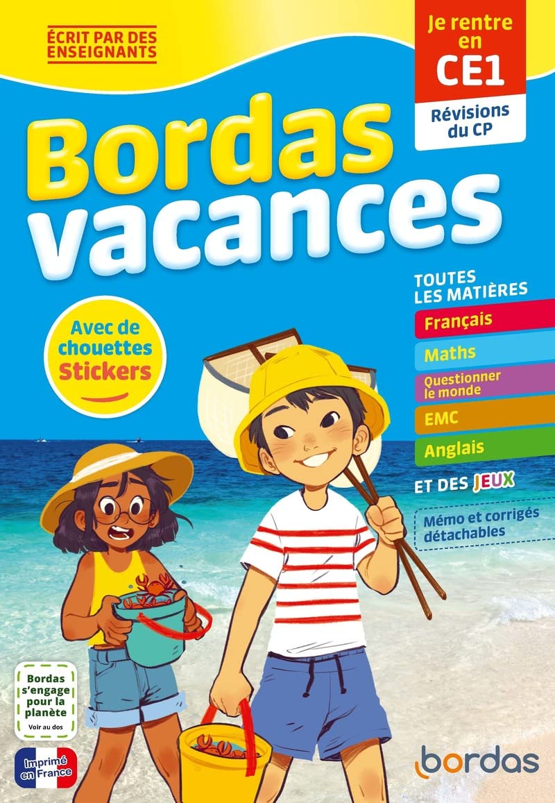 Bordas Vacances - Je rentre en CE1