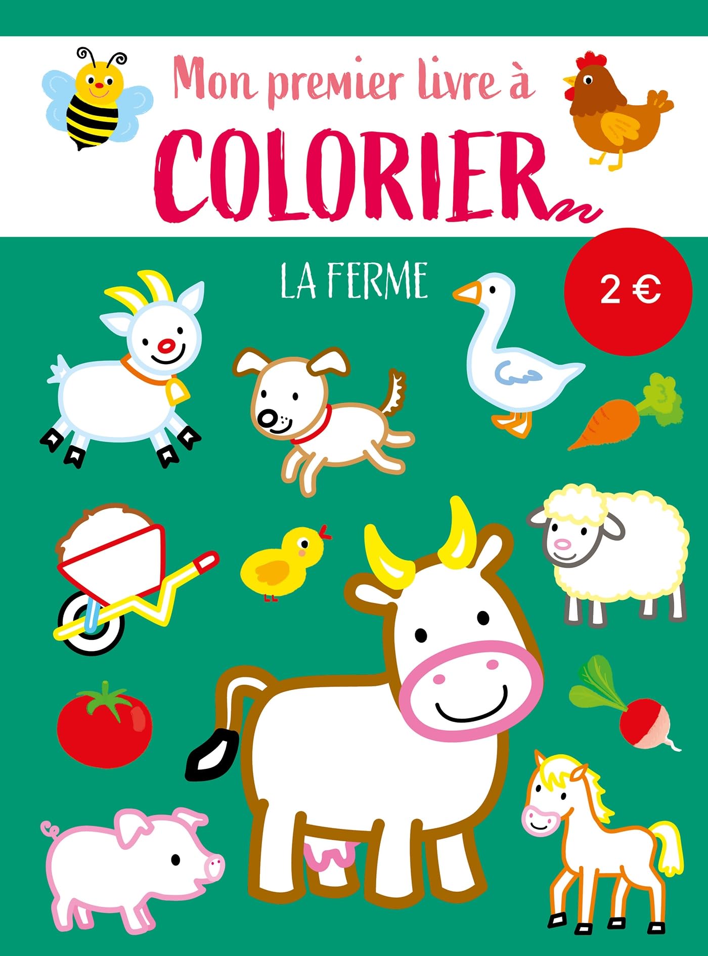 Mon premier livre à colorier - La ferme