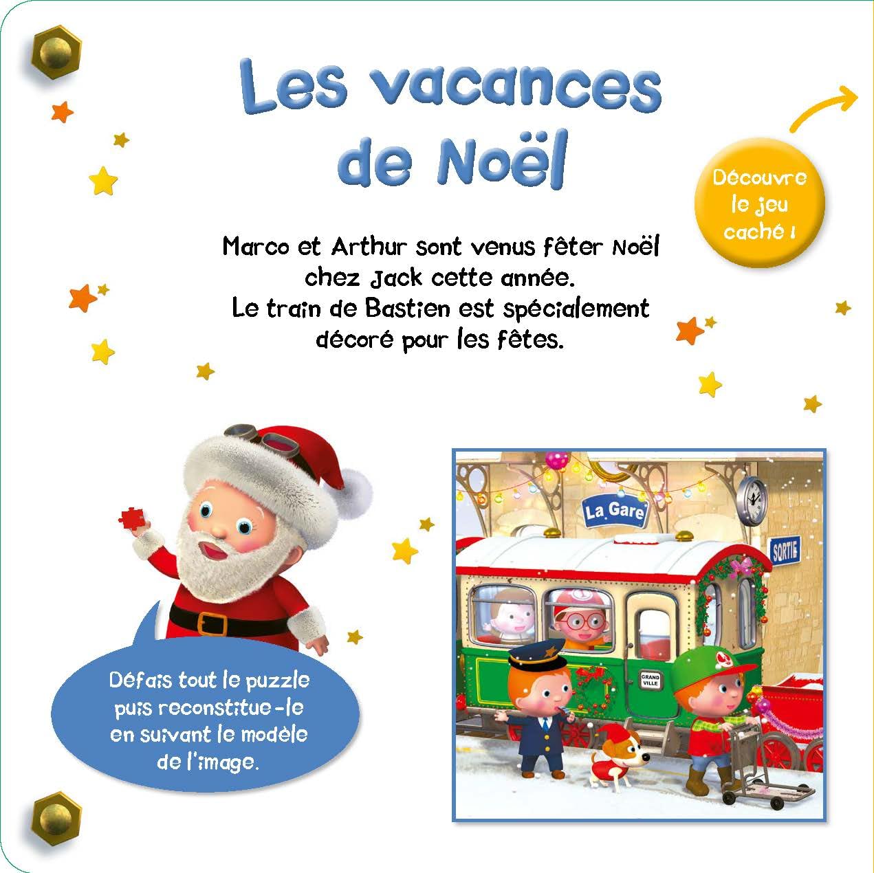 Livre puzzle P tit garçon Noël