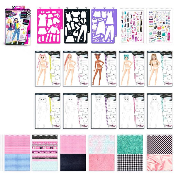 Canaltoys Fashion Designer Mini carnet de croquis