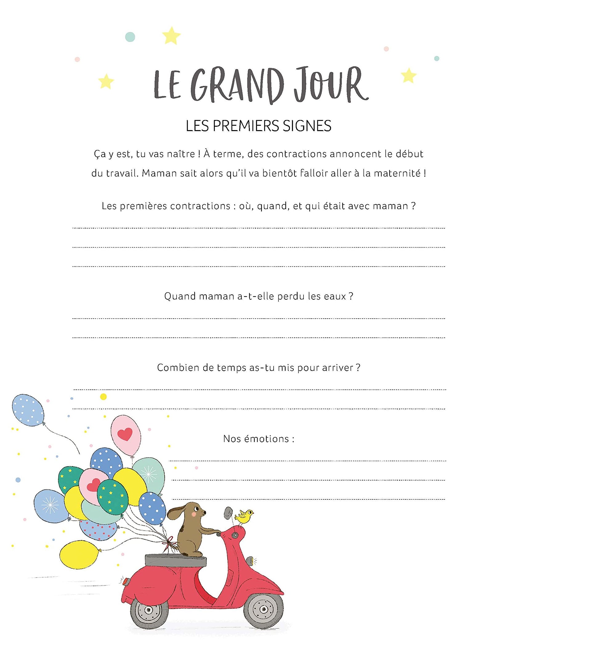 Bienvenue bébé ! Le livre de ta naissance