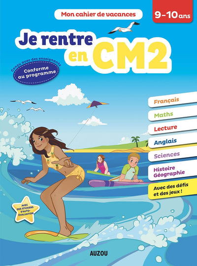 Cahier de vacances Auzou - Je rentre en CM2 (édition 2018)