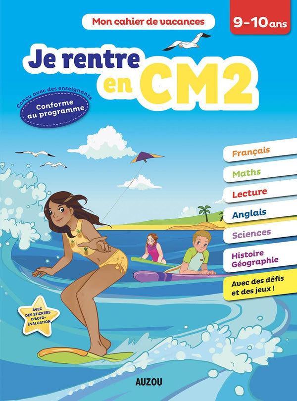 Cahier de vacances Auzou - Je rentre en CM2 (édition 2018)