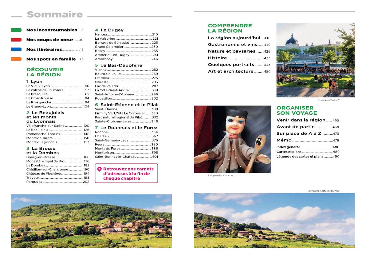 Guide Vert Lyon et sa region: Saint-Etienne, Vienne, Beaujolais, Forez, Dombes, Bugey