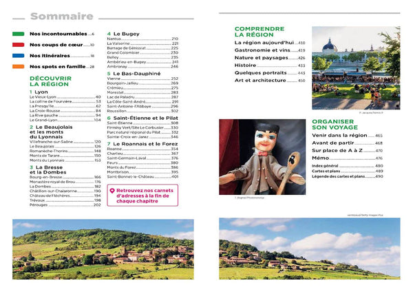 Guide Vert Lyon et sa region: Saint-Etienne, Vienne, Beaujolais, Forez, Dombes, Bugey