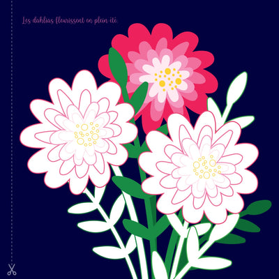 Des bouquets à créer en coloriage et à offrir !