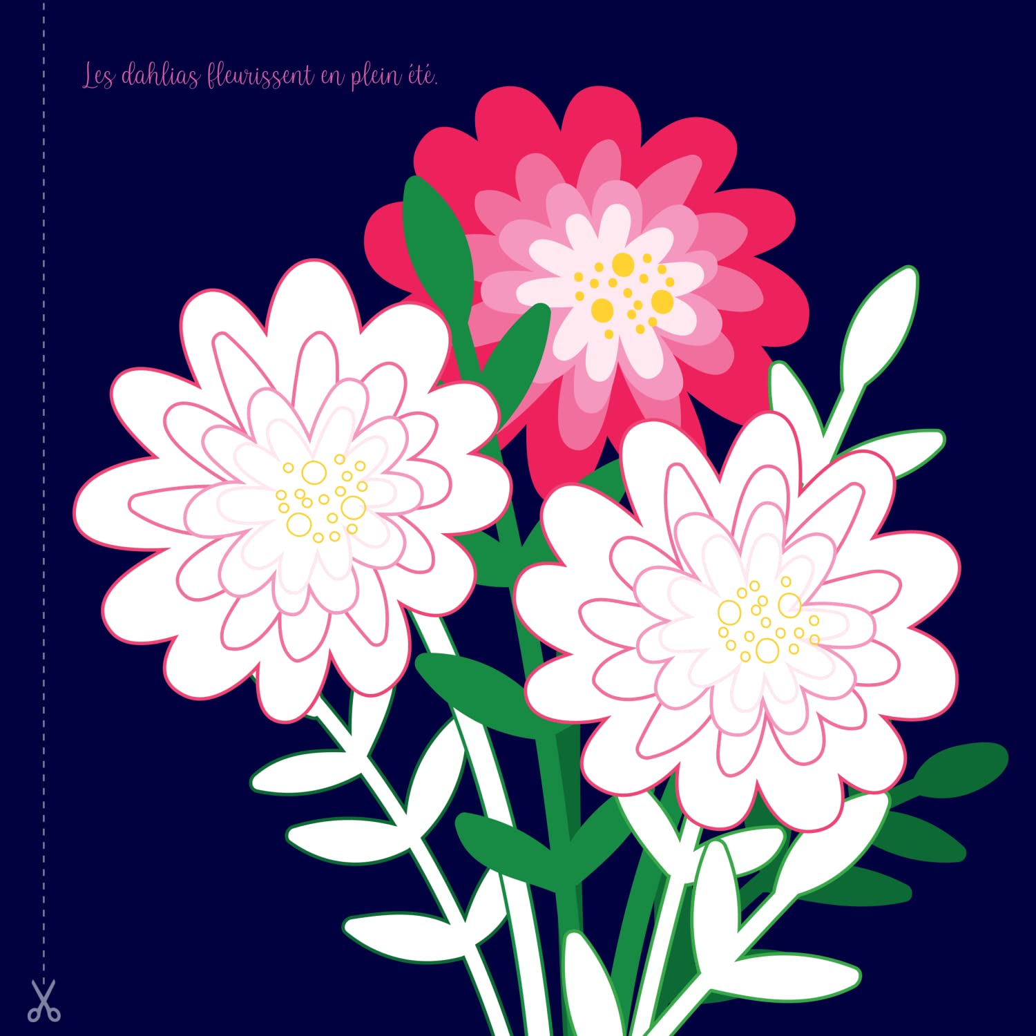 Des bouquets à créer en coloriage et à offrir !