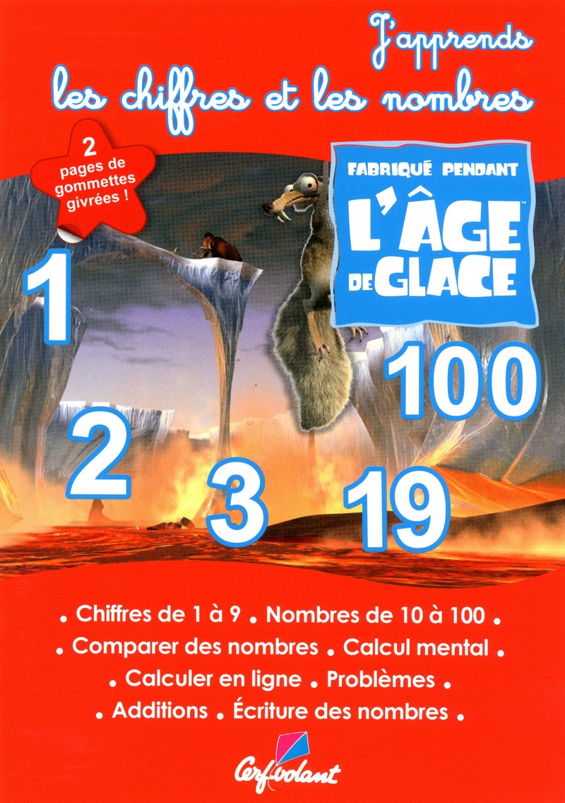 J'apprends les chiffres - Age de glace