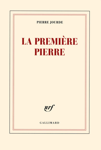 La première pierre