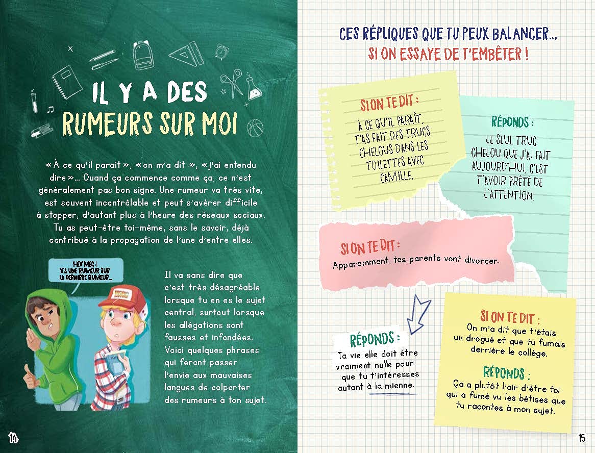 Au secours ! Je suis au collège - Le guide de survie indispensable by Odah et Dako - A partir de 11 ans