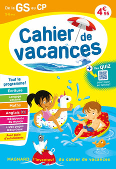 Cahier de vacances 2024, de la GS vers le CP 5-6 ans: Magnard, l’inventeur du cahier de vacances