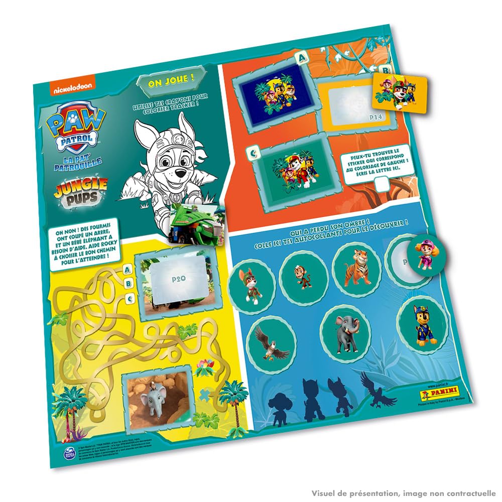 PANINI LA PAT'PATROUILLE Mission Jungle Album