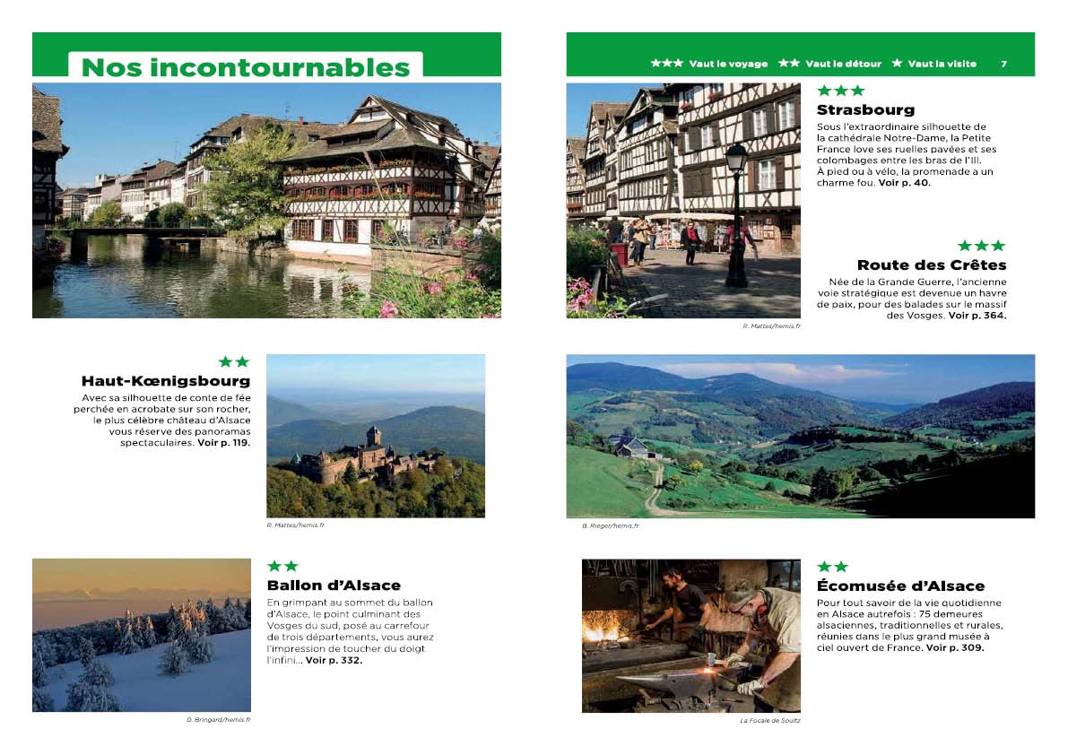 Guide Vert Alsace, Vosges