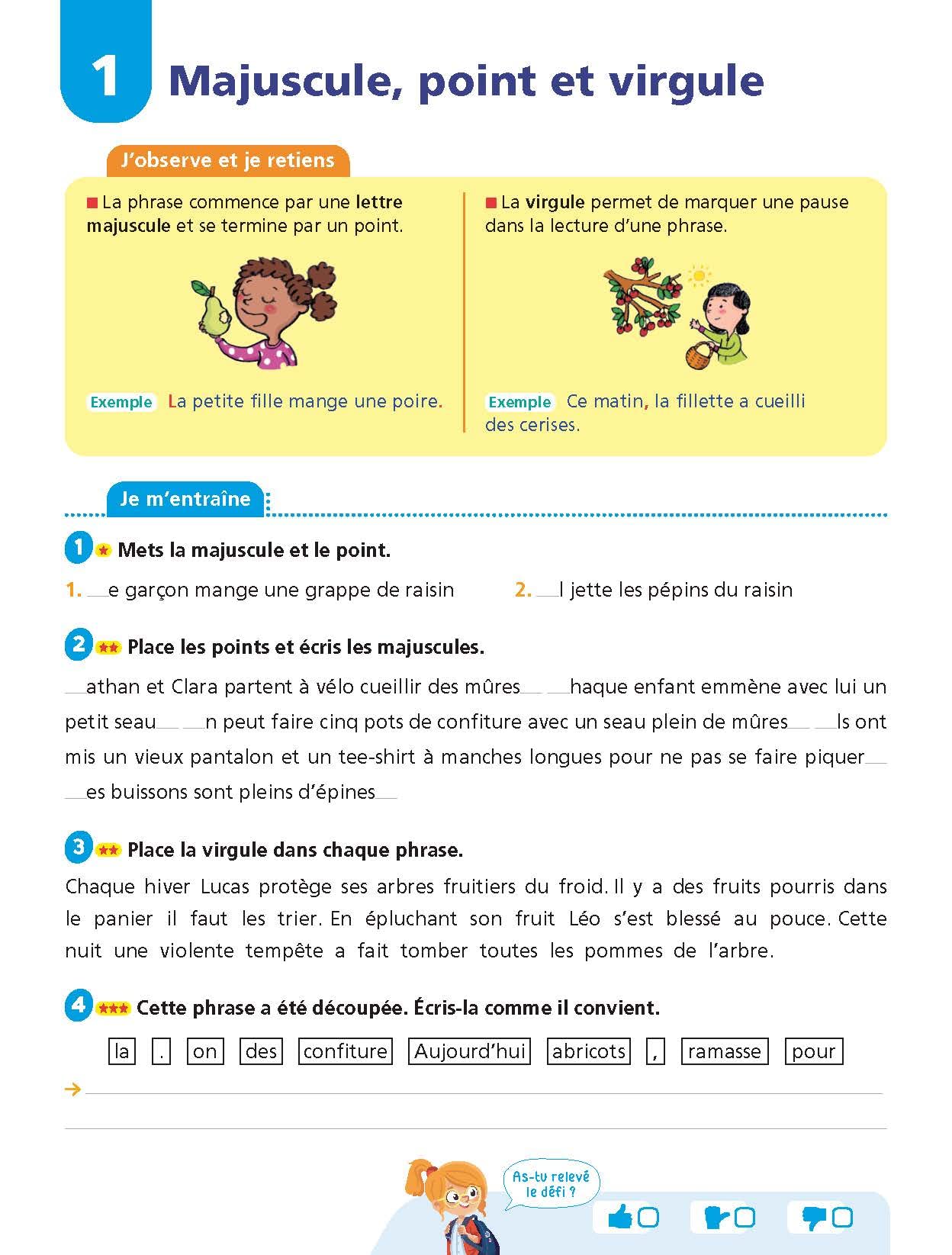 Français CE1 - Cahier Jour Soir: Conçu et recommandé par les enseignants