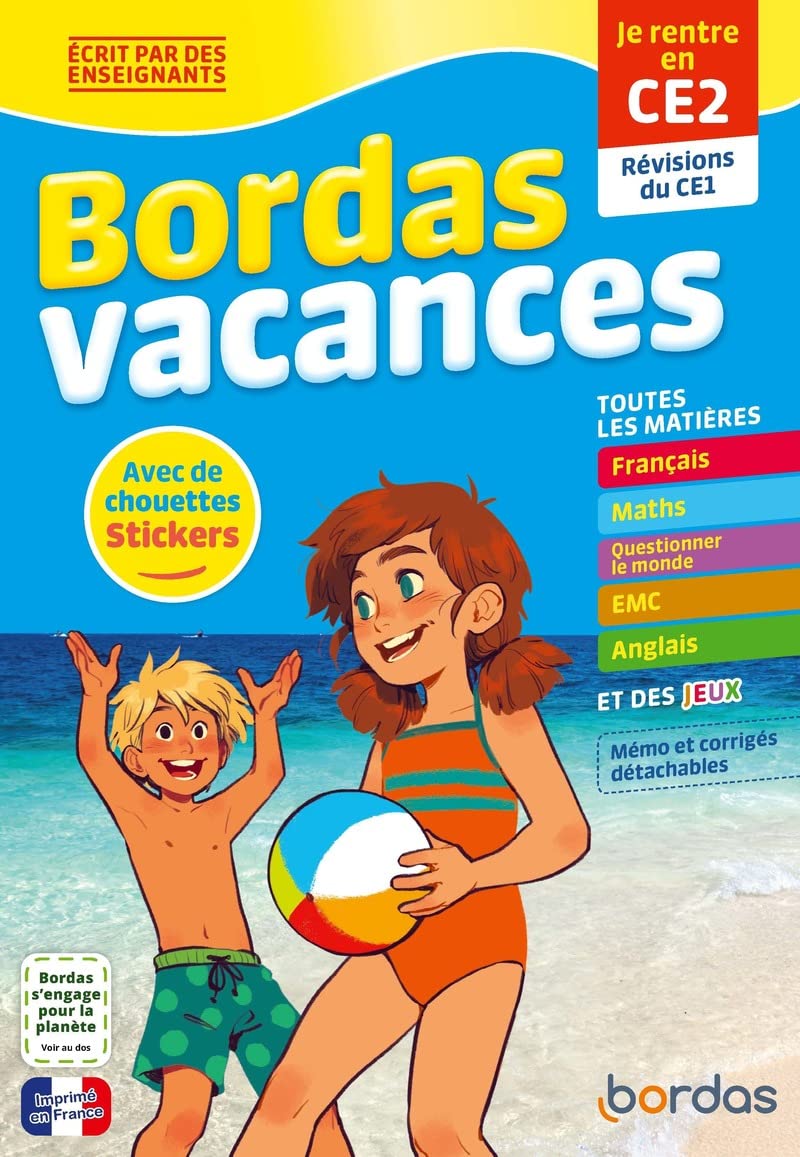 Bordas Vacances - Je rentre en CE2