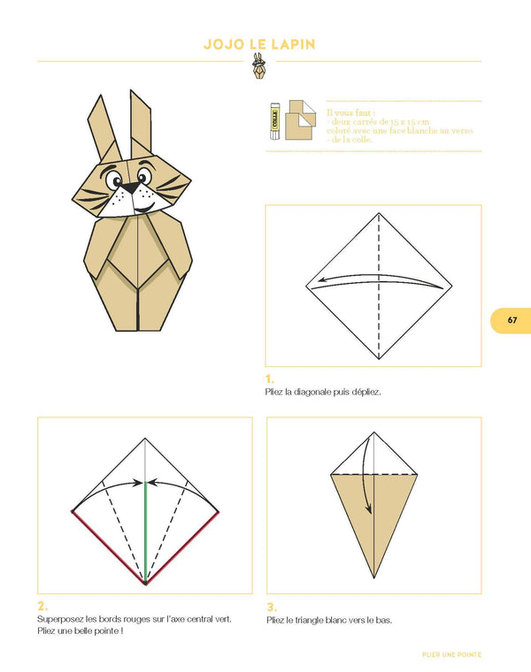 Faire de l'origami - Un livre pour tout savoir, pratique et accessible à tous