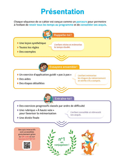 Conjugaison CE2 - Cahier Jour Soir: Conçu et recommandé par les enseignants