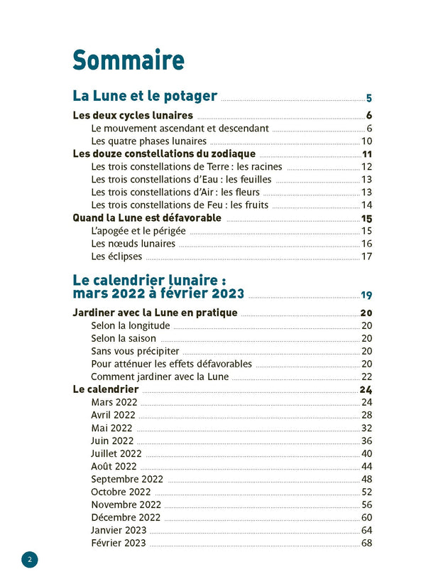 Réussir son potager avec la Lune 2022-2023
