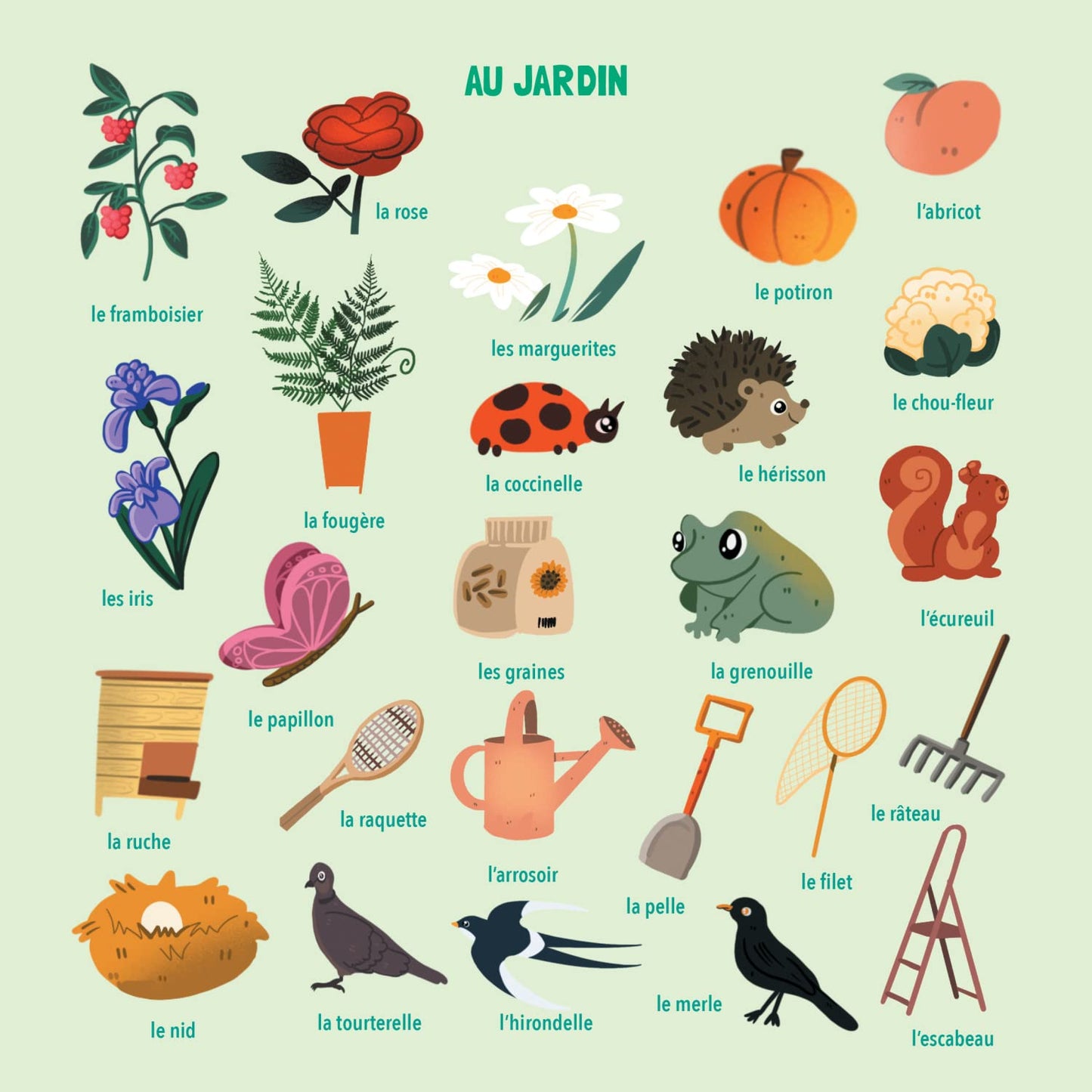 Mon tout premier cherche et trouve au jardin