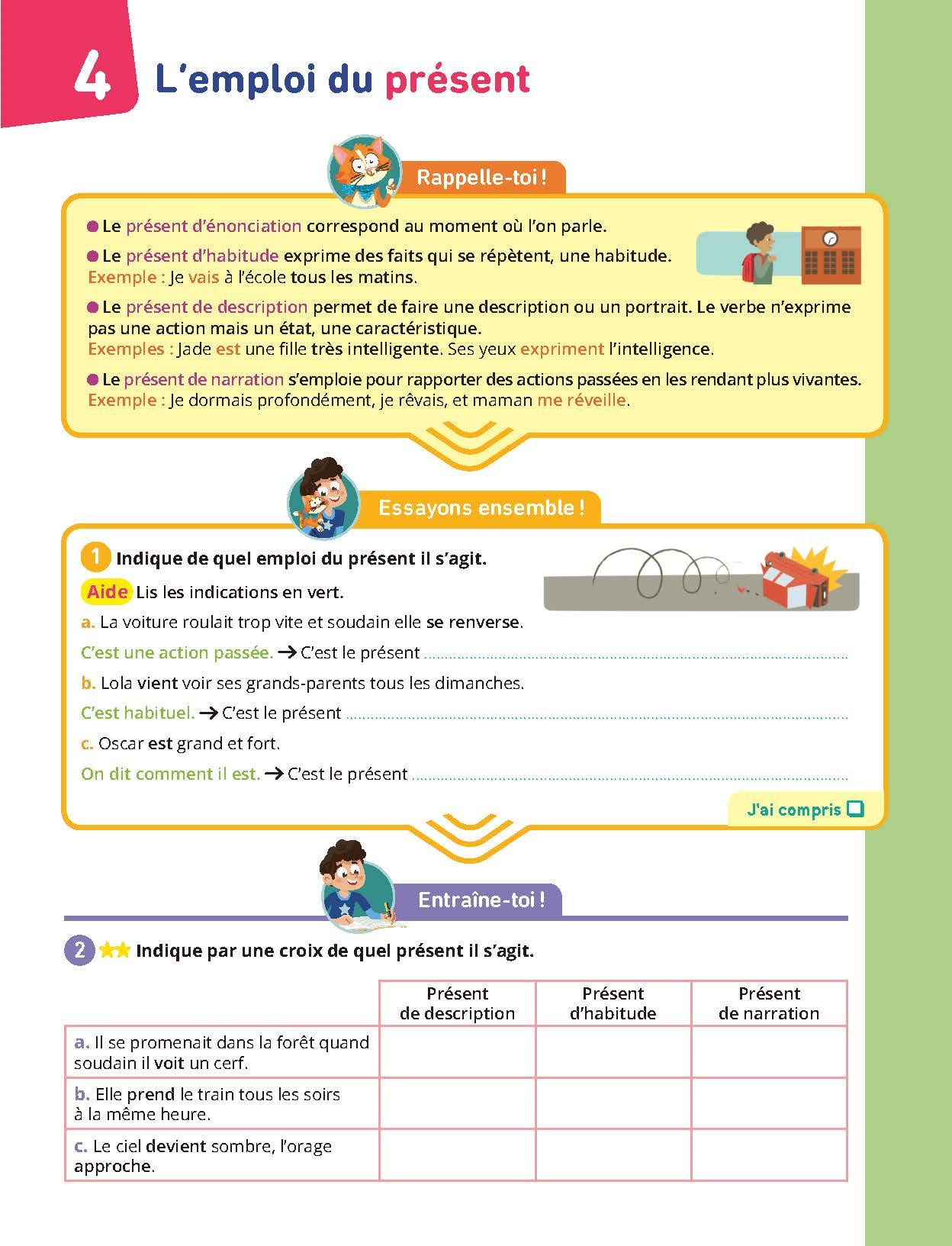 Conjugaison CM2 - Cahier Jour Soir: Conçu et recommandé par les enseignants