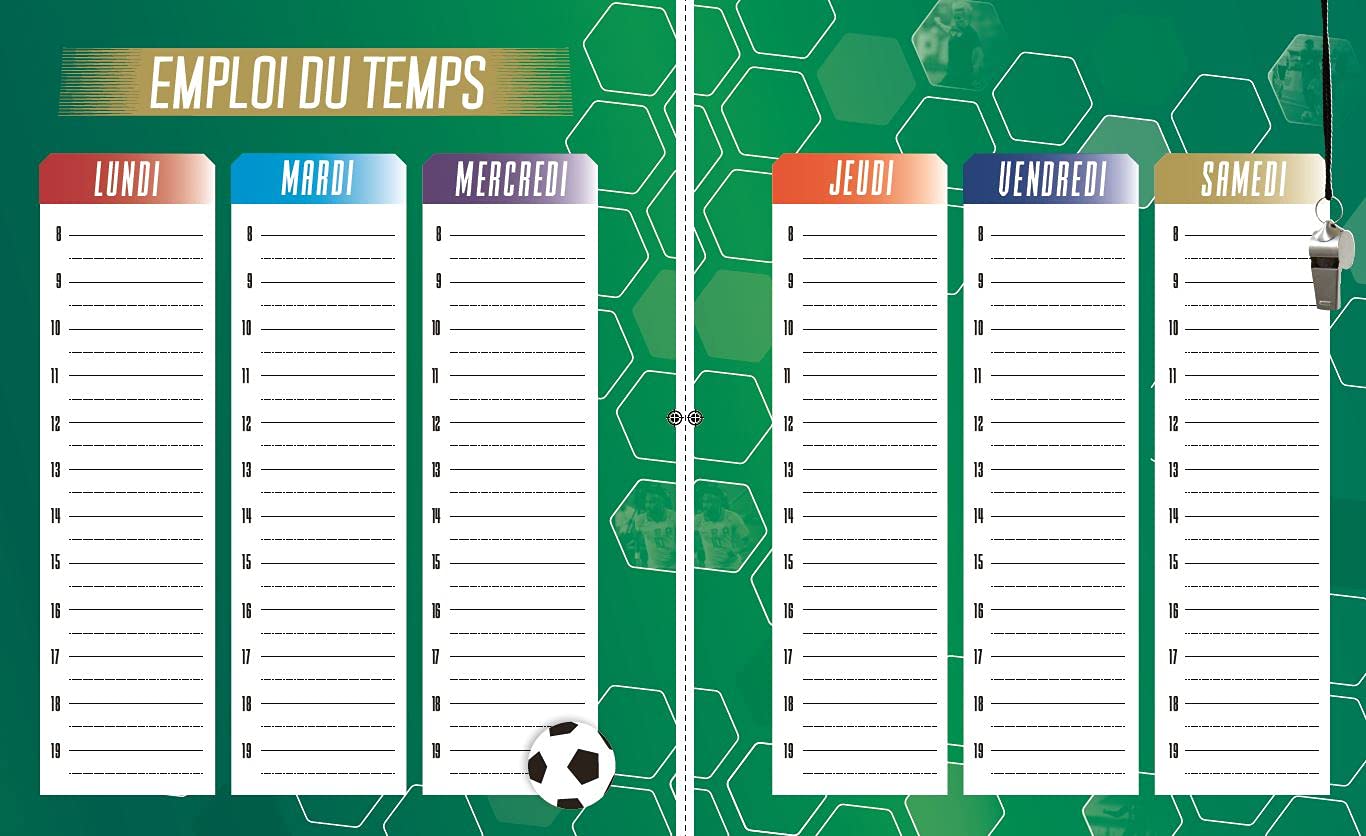 Cahier de textes foot
