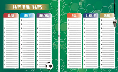 Cahier de textes foot
