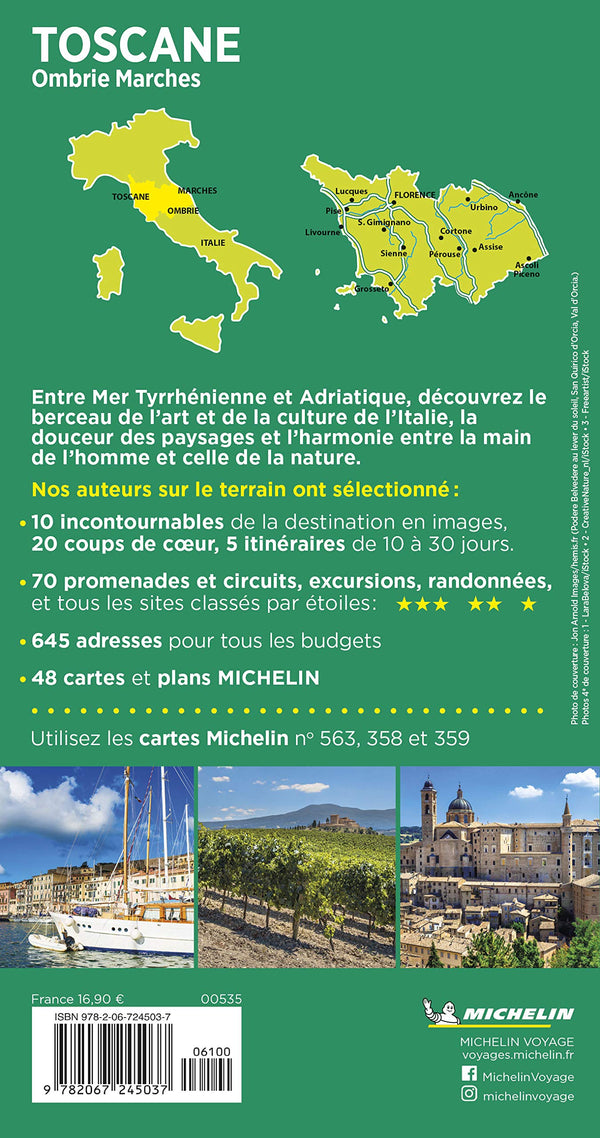 Guide Vert Toscane, Ombrie