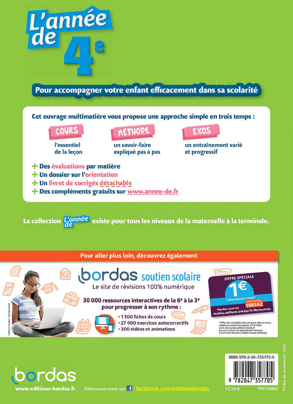 L'Année de 4e Tout pour réussir