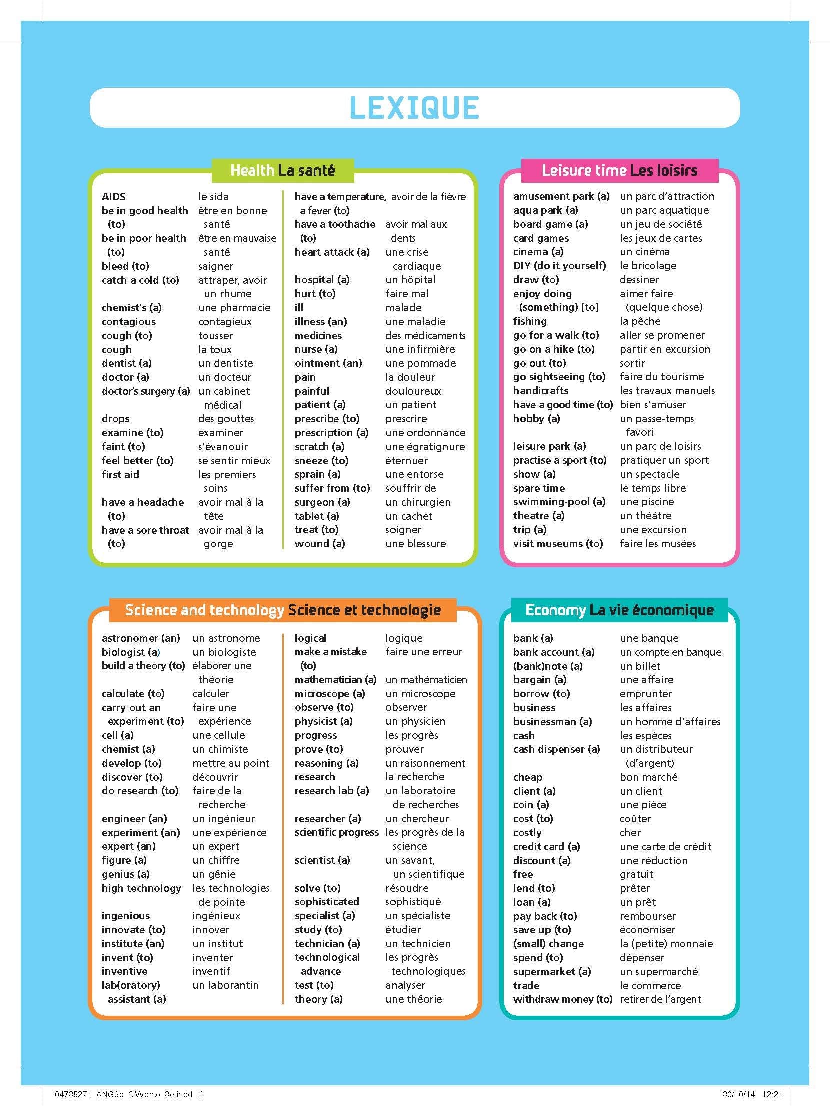 Ça y est, je sais ! - Anglais 3e