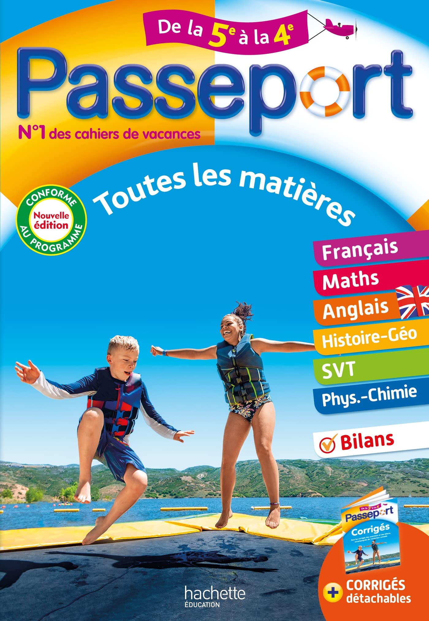 Passeport - Toutes les matières - De la 5e à la 4e - Cahier de vacances 2024