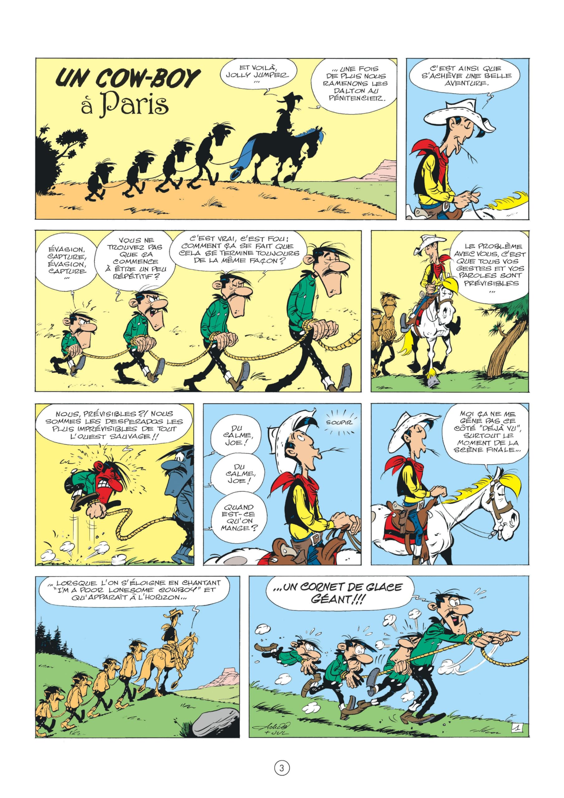 Les Aventures de Lucky Luke d'après Morris - Tome 8 - Un cow-boy à Paris