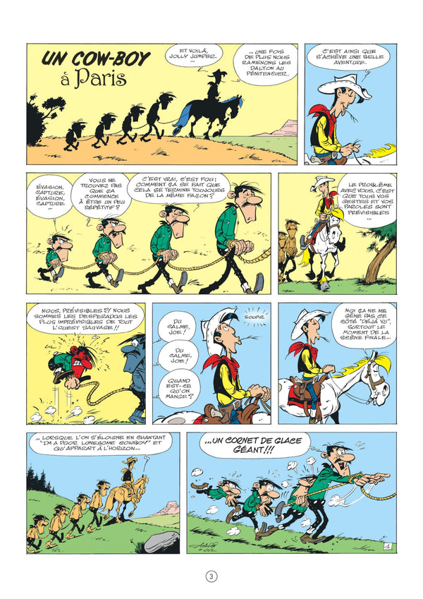 Les Aventures de Lucky Luke d'après Morris - Tome 8 - Un cow-boy à Paris