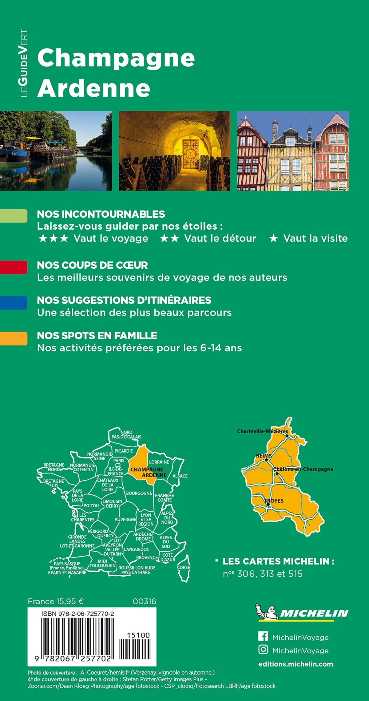 Guide Vert Champagne, Ardenne