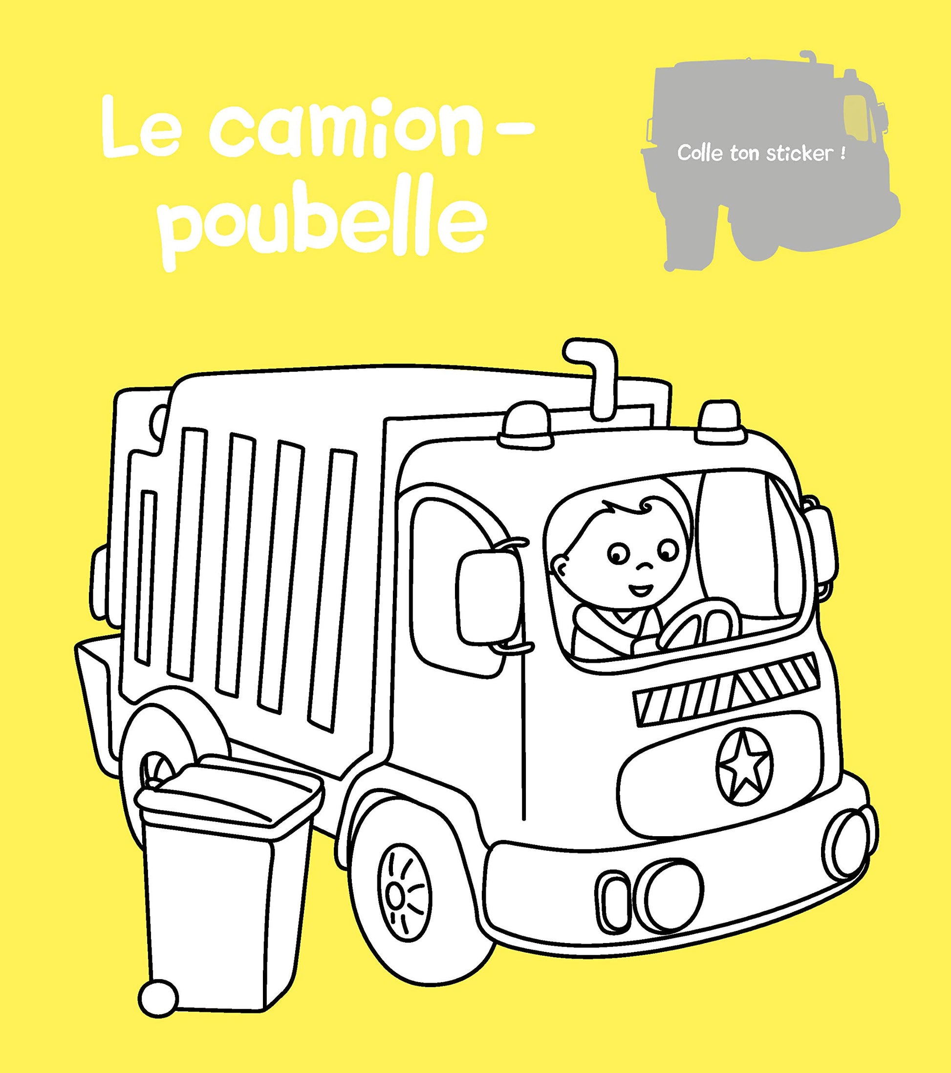 Mon coloriage p'tit garçon - Les camions