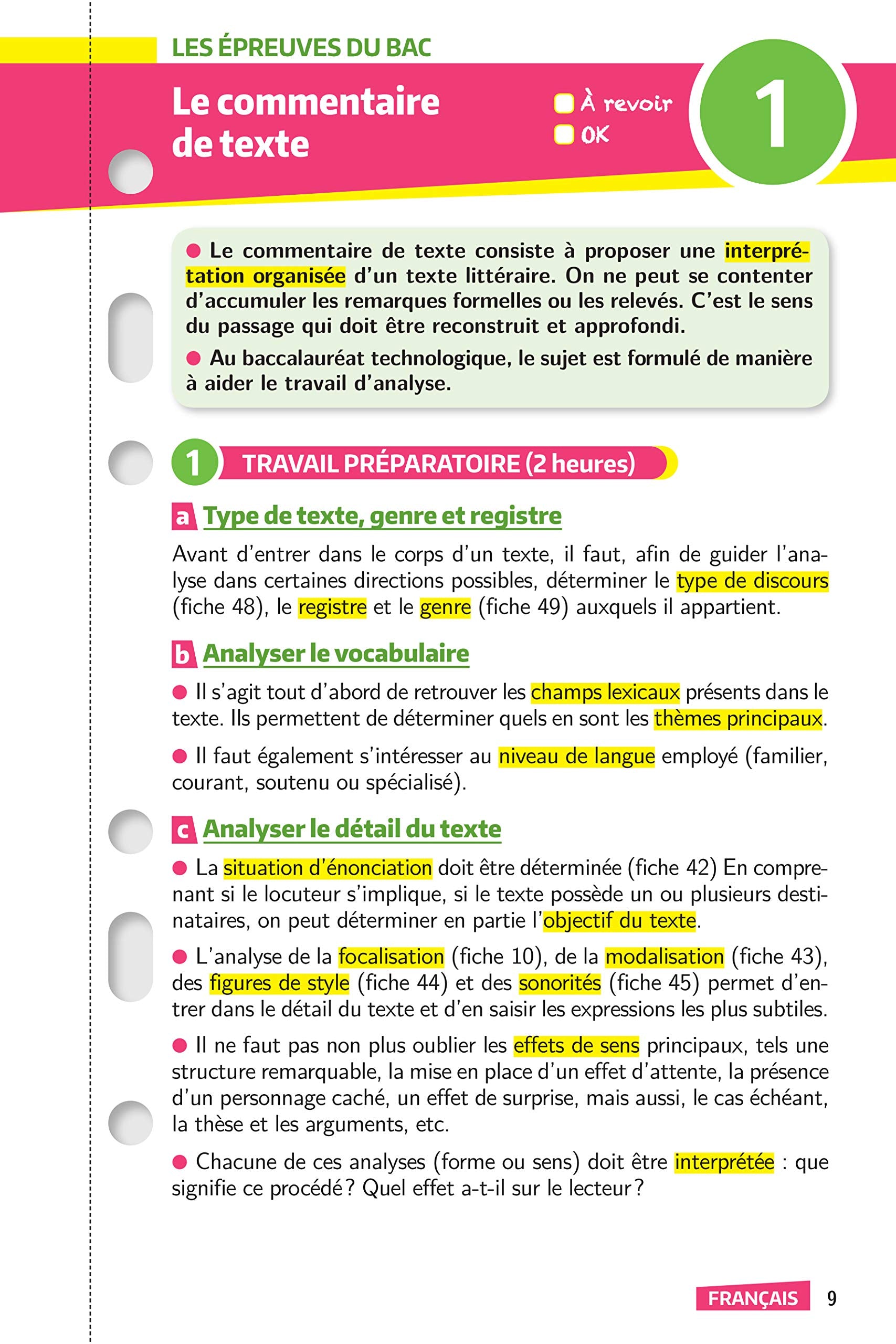 Mes années Bac - Compil de fiches enseignements communs 1re